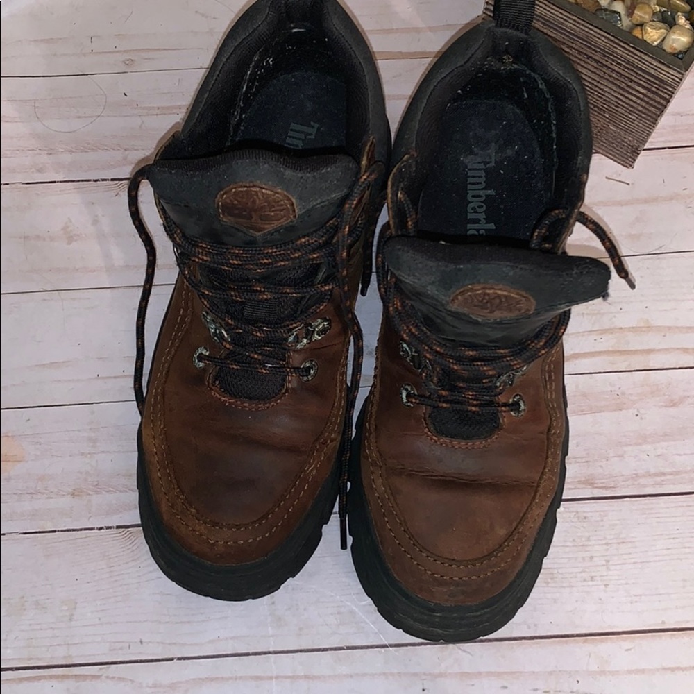 Timberland Brown Leather Boots Size 7 M